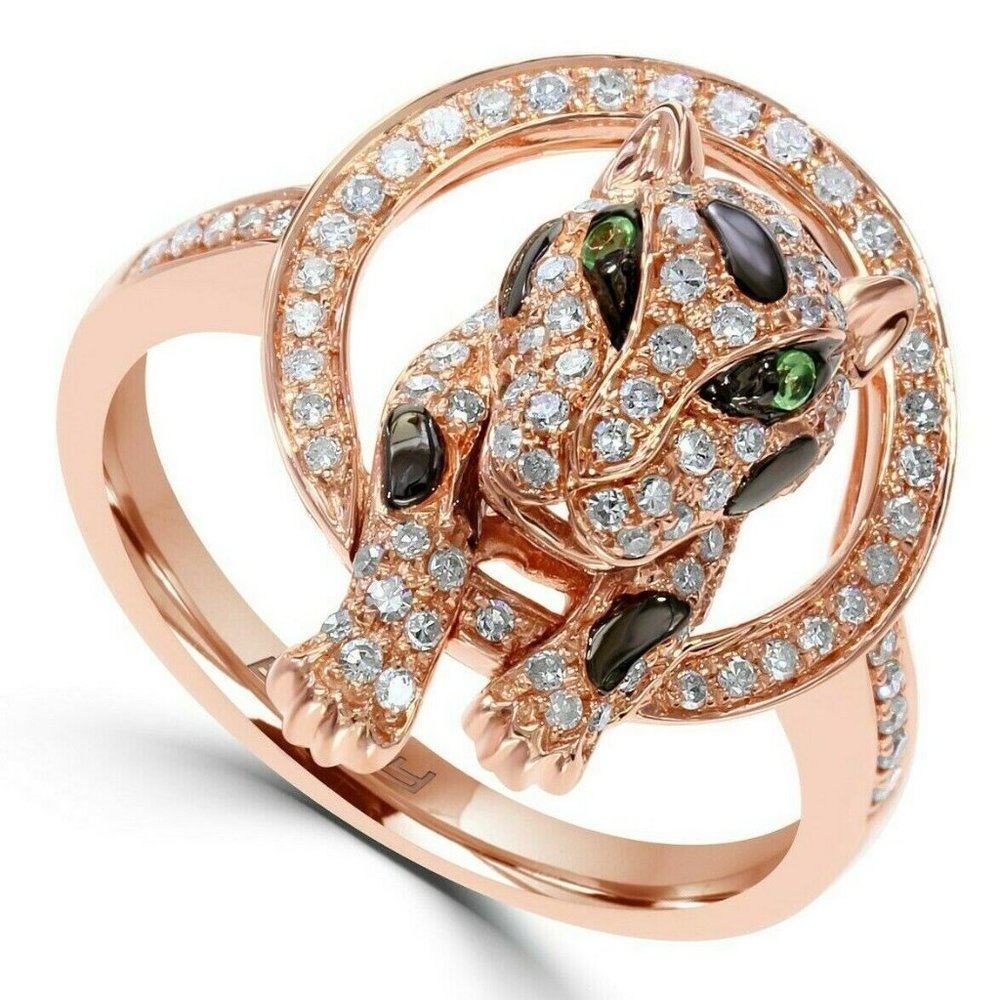 Certificate + Warranty / EFFY Diamond Panther Ring